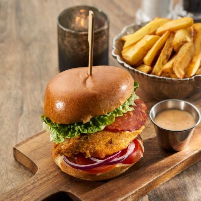 Chicken Schnitzel Burger